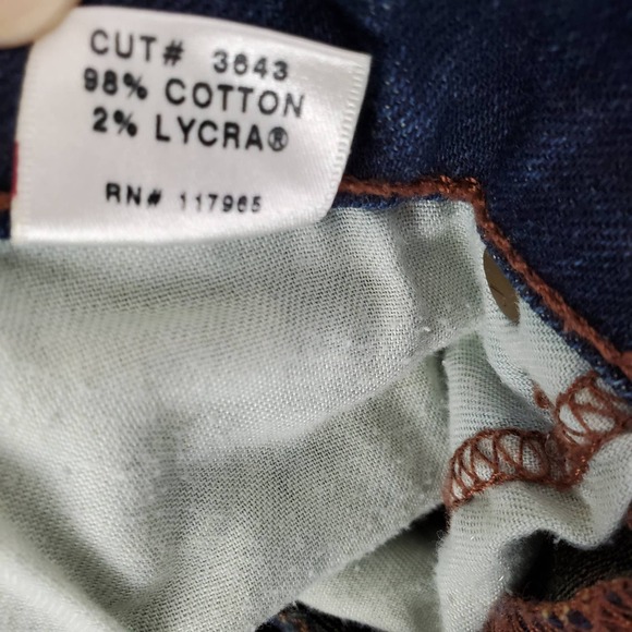 J Brand Women's Y2K Scarlett Cigarette Boss Jeans Size 27 Blue Dark Wash Denim - Picture 7 of 8